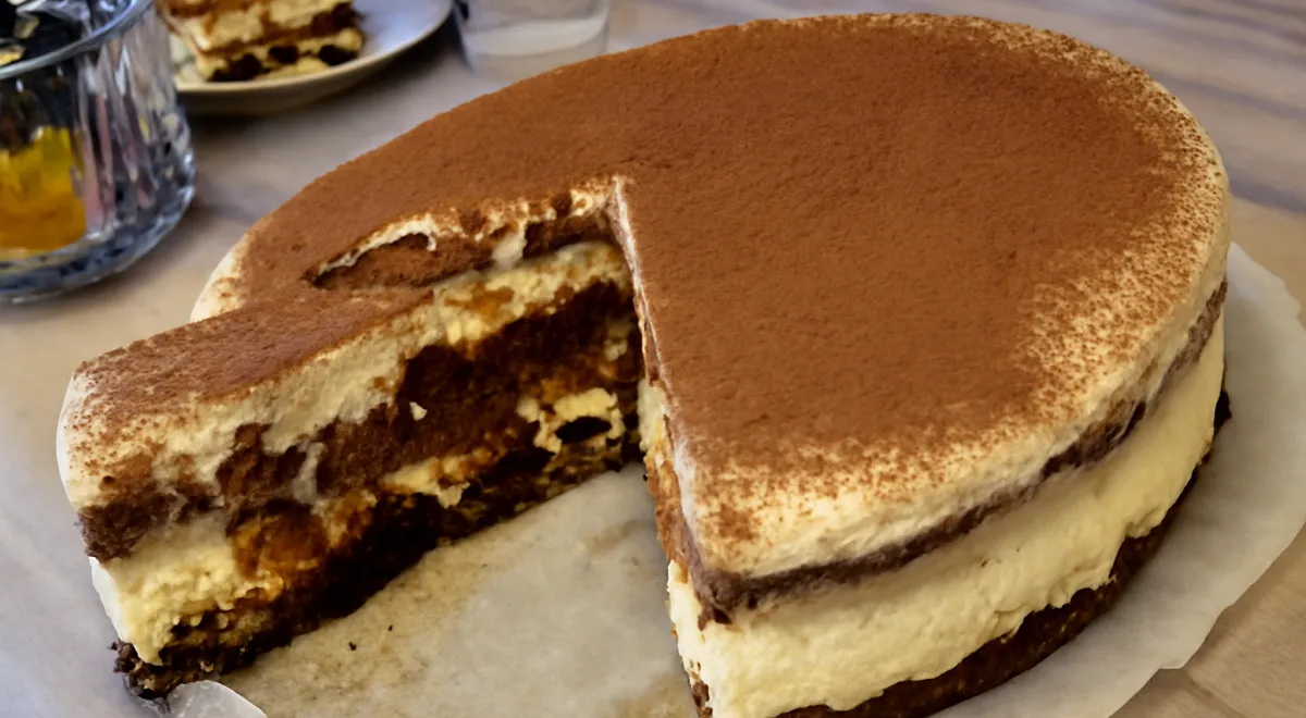 Торт со сливочным сырным кремом и черносливом