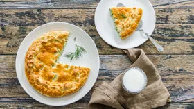 Рецепты с яйцом куриным, тестом и брынзой