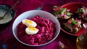 Салат  с хреном