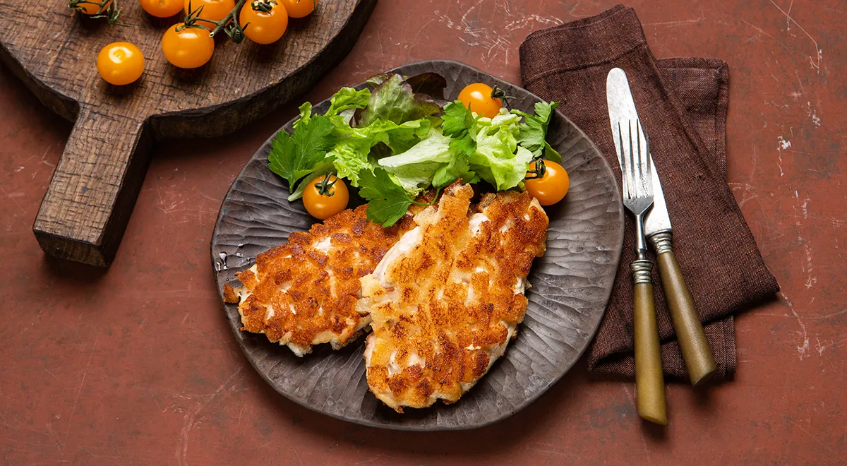 Шницель по столичному