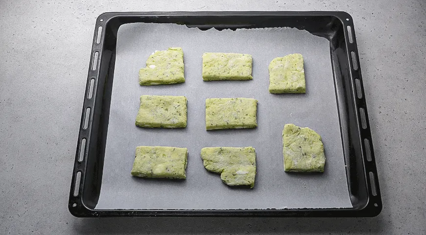 Бисквиты с козьим сыром и зеленью