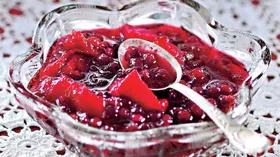 Рецепты на ужин с брусникой и фруктами