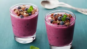 Рецепты с молочной продукцией, лимоном и черникой