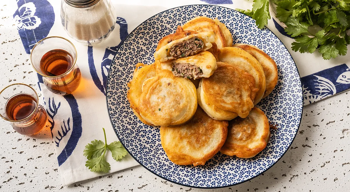 Рецепт ленивых беляшей на кефире (на сковороде)