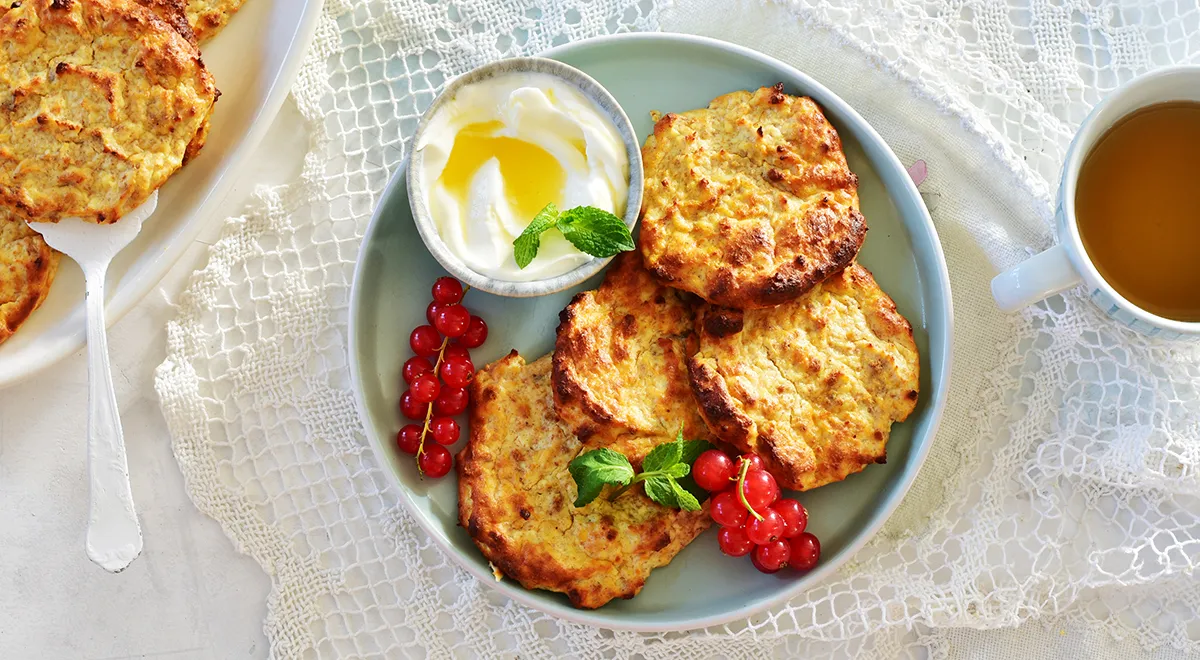 Сырники с бананом без муки, сахара и масла