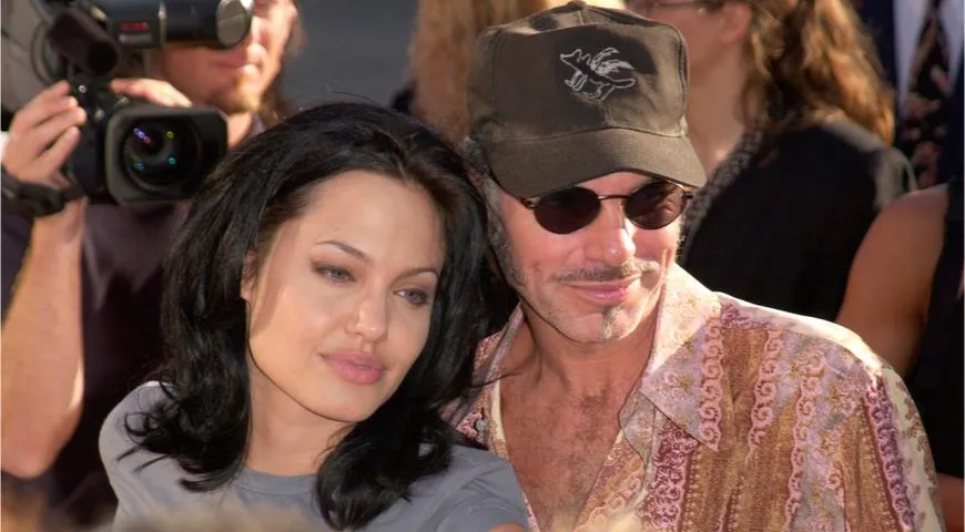 Анджелина Джоли со своим вторым мужем Билли Бобом Торнтоном
