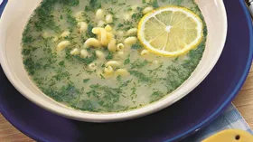 Греческий суп авголемоно