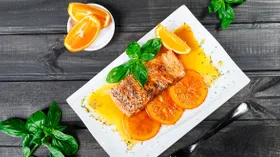 Рецепты с маслом растительным, апельсином и соусом соевым