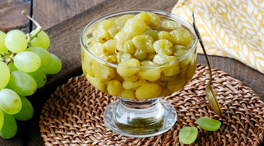 Рецепт варенья из винограда на зиму