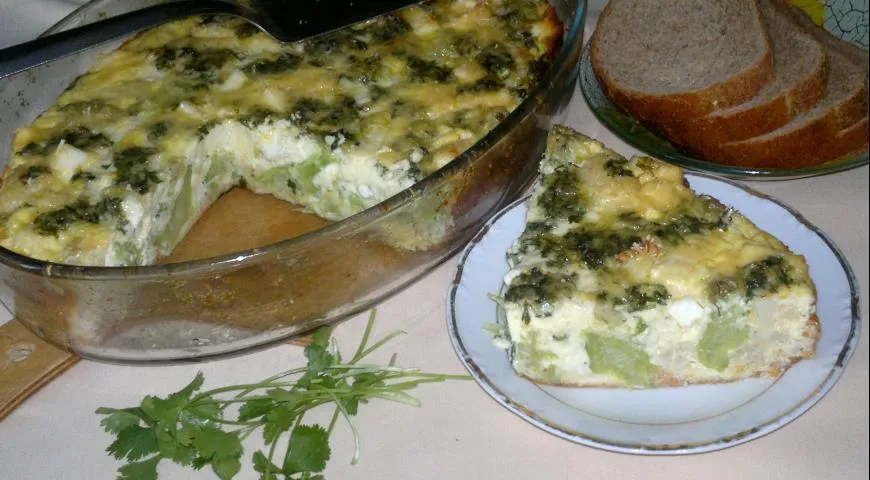 Рецепт запеканки из брокколи и цветной капусты с сыром