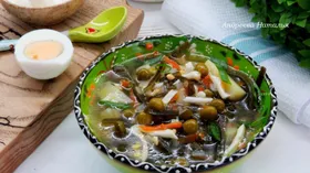 Рецепты с маслом растительным, горохом и морепродуктами