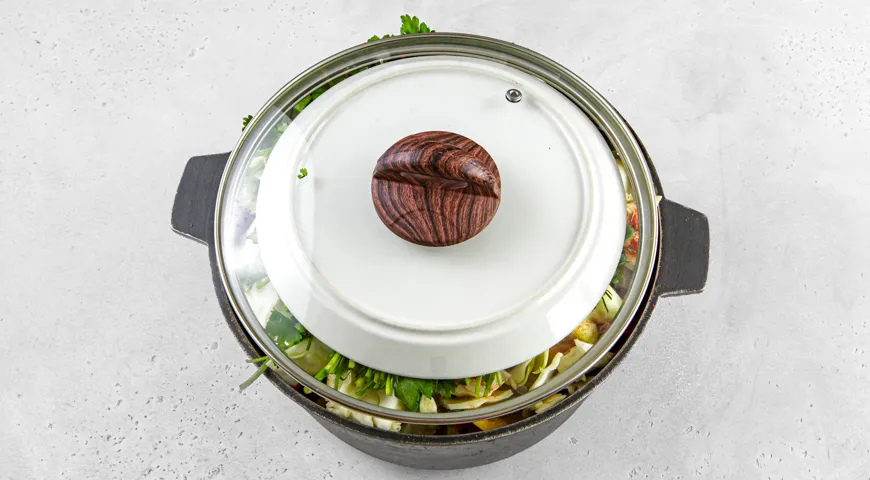 Басма из баранины в казане