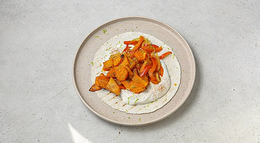 Фахитас с бататом