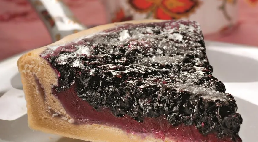 Финская кухня Десерты пирог с черникой