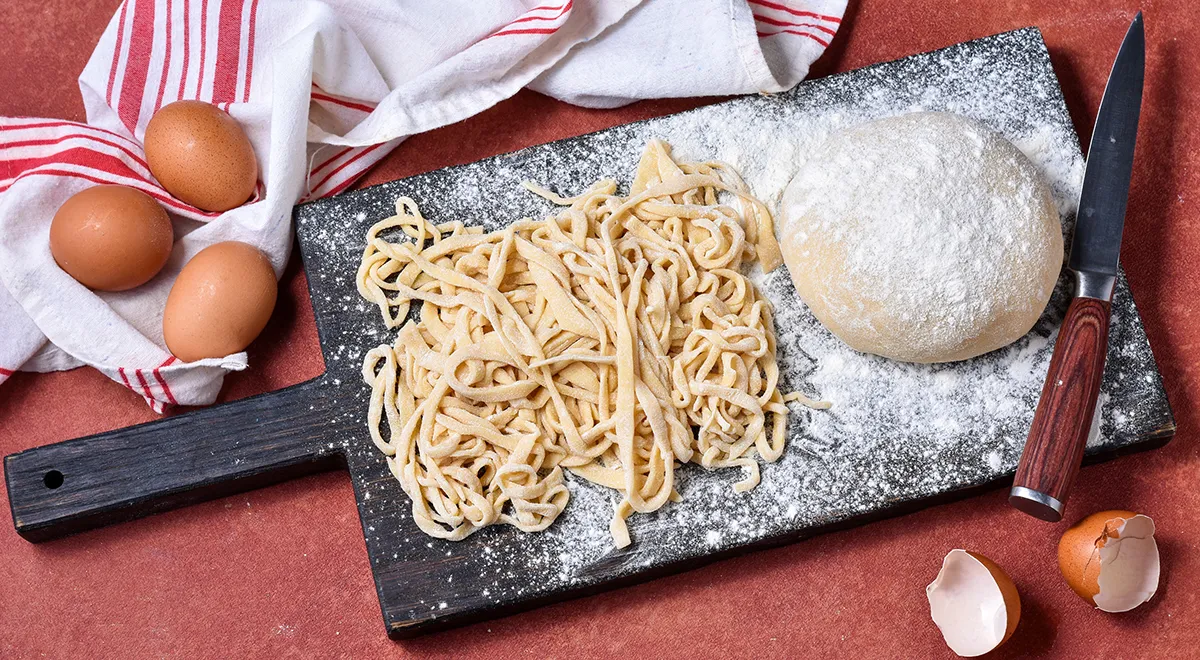 Лапша для лагмана домашняя