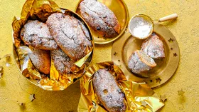 Мини-штоллены с домашним марципаном