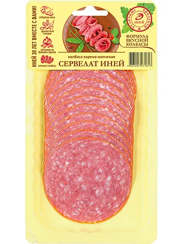 Сервелат ИНЕЙ варено-копченый 150 г