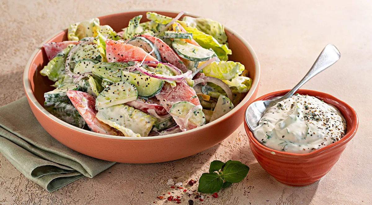 Соус из мацони для заправки салатов