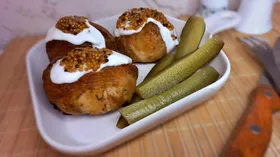 Картофель в беконе, запечённый в духовке