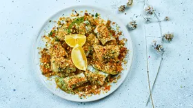 Основное блюдо с анчоусом