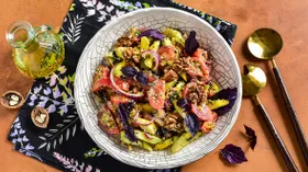 Рецепты с овощами, грецким орехом и уцхо-сунели
