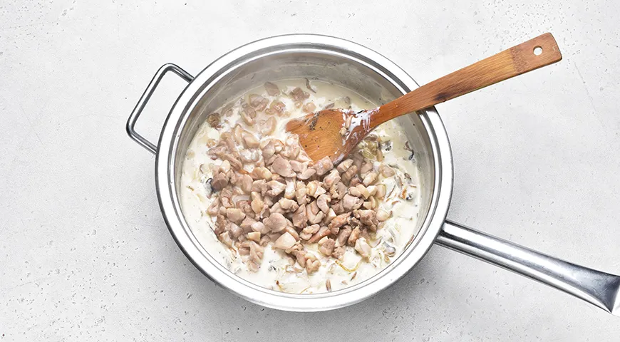 Куриный жюльен