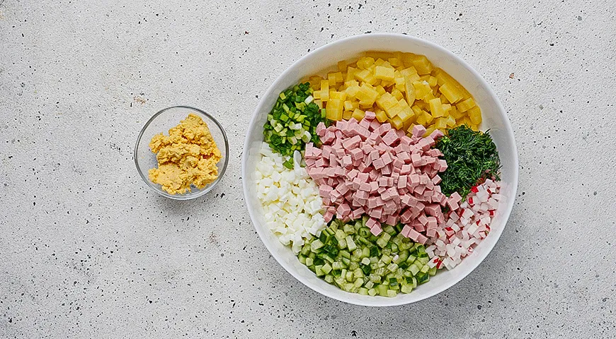 Окрошка на айране