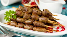 Куриные сердечки в аэрогриле