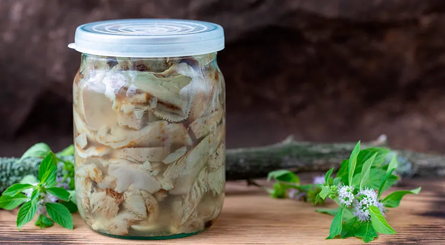 Вешенки с перцем чили