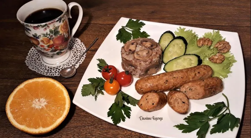 Домашняя куриная колбаса