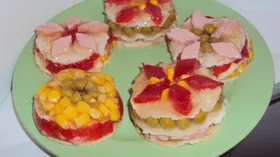 Рецепты с овощами, ветчиной и бобовыми