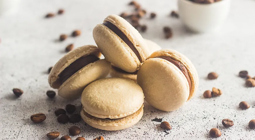 Кофейные макарон