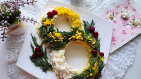 Меню для  8 марта