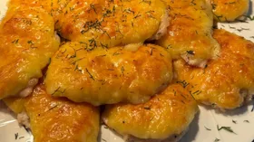 Куриная грудка под сырной шапочкой