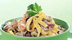 Рецепты на ужин с макаронами и индейкой