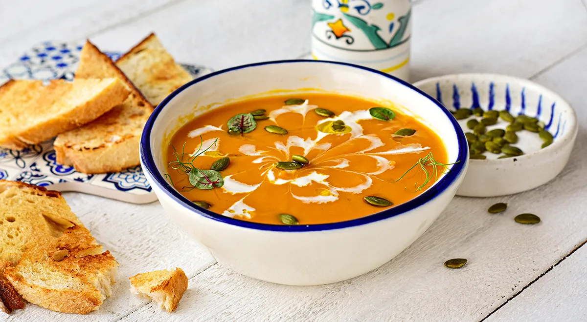 Рецепт тыквенного супа-пюре для детей с фото пошагово | Меню недели
