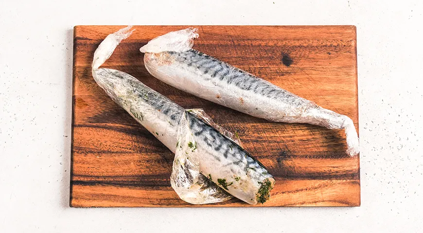 Малосольная пряная скумбрия Мурманское сало