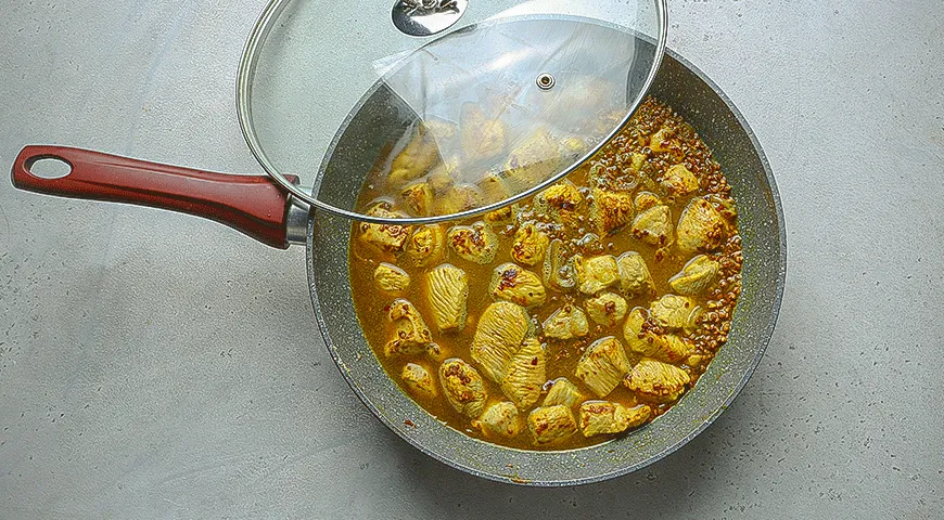 Пилав из гречки с индейкой