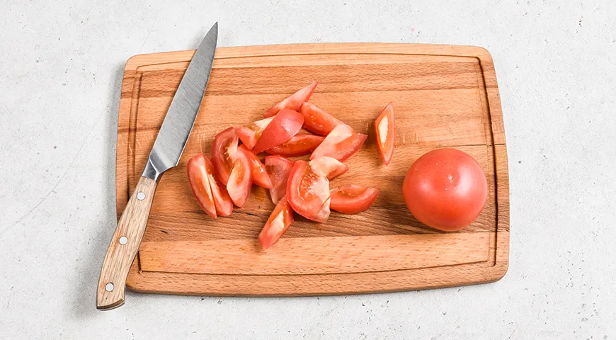 Салат «Лаззат» с хрустящими баклажанами