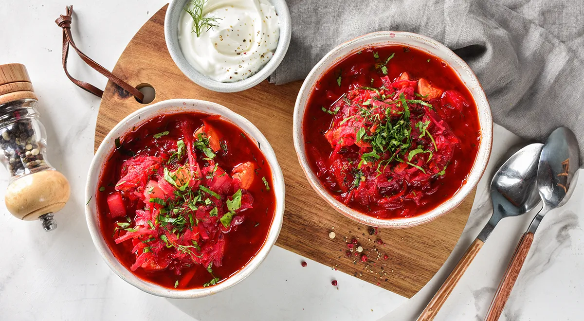 Рецепт борща с курицей в мультиварке