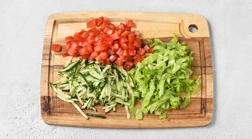 Шаурма с креветками