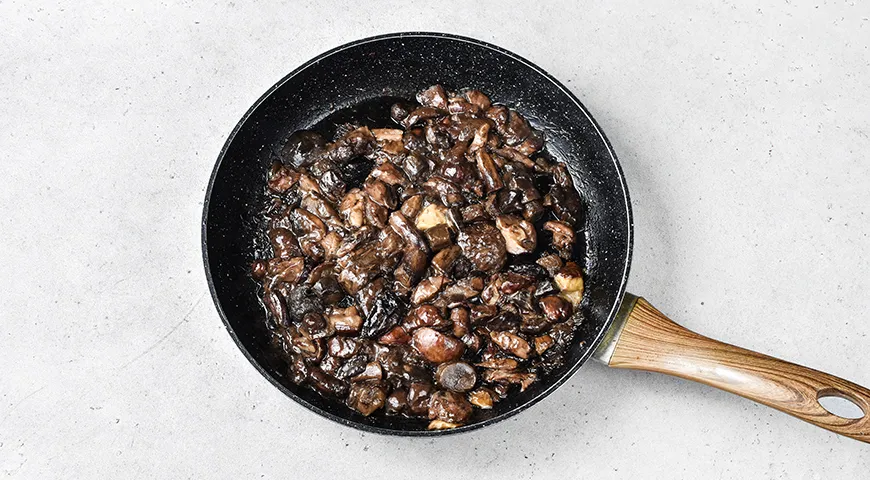 Грибной суп с мясом