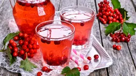 Компот из калины на зиму