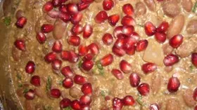 Рецепты с фруктами, грецким орехом и кинзой