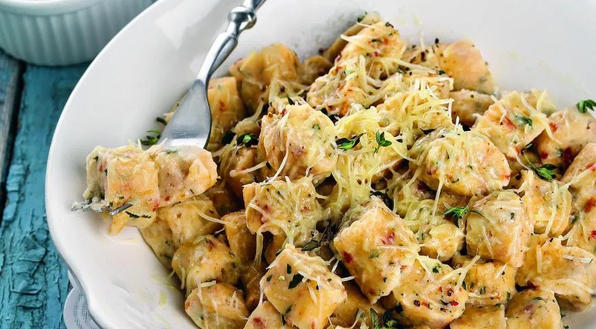 Несладкие  ленивые вареники