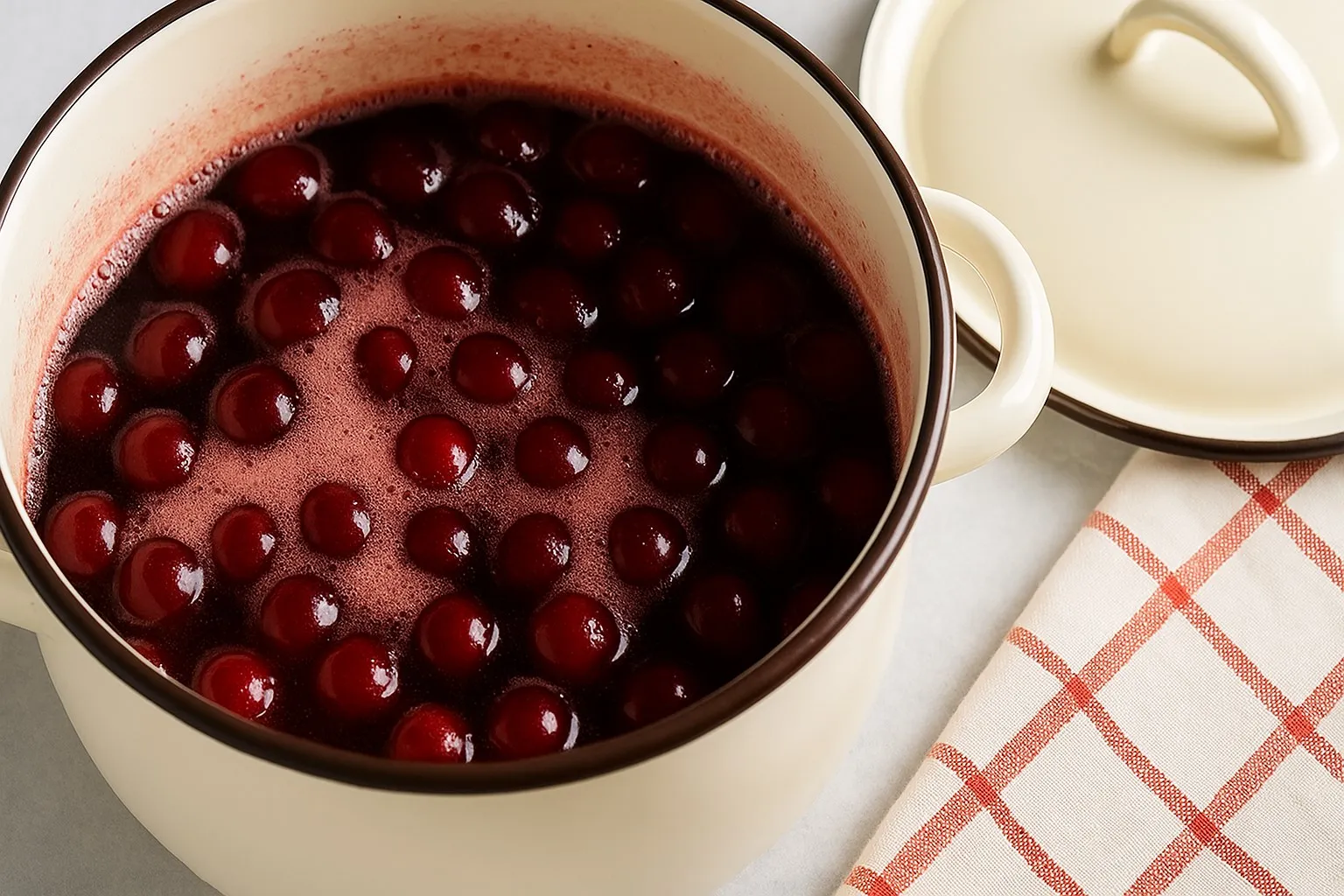 Варенье из вишни с косточками на зиму