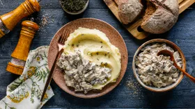 Грибная подлива из сушеных грибов