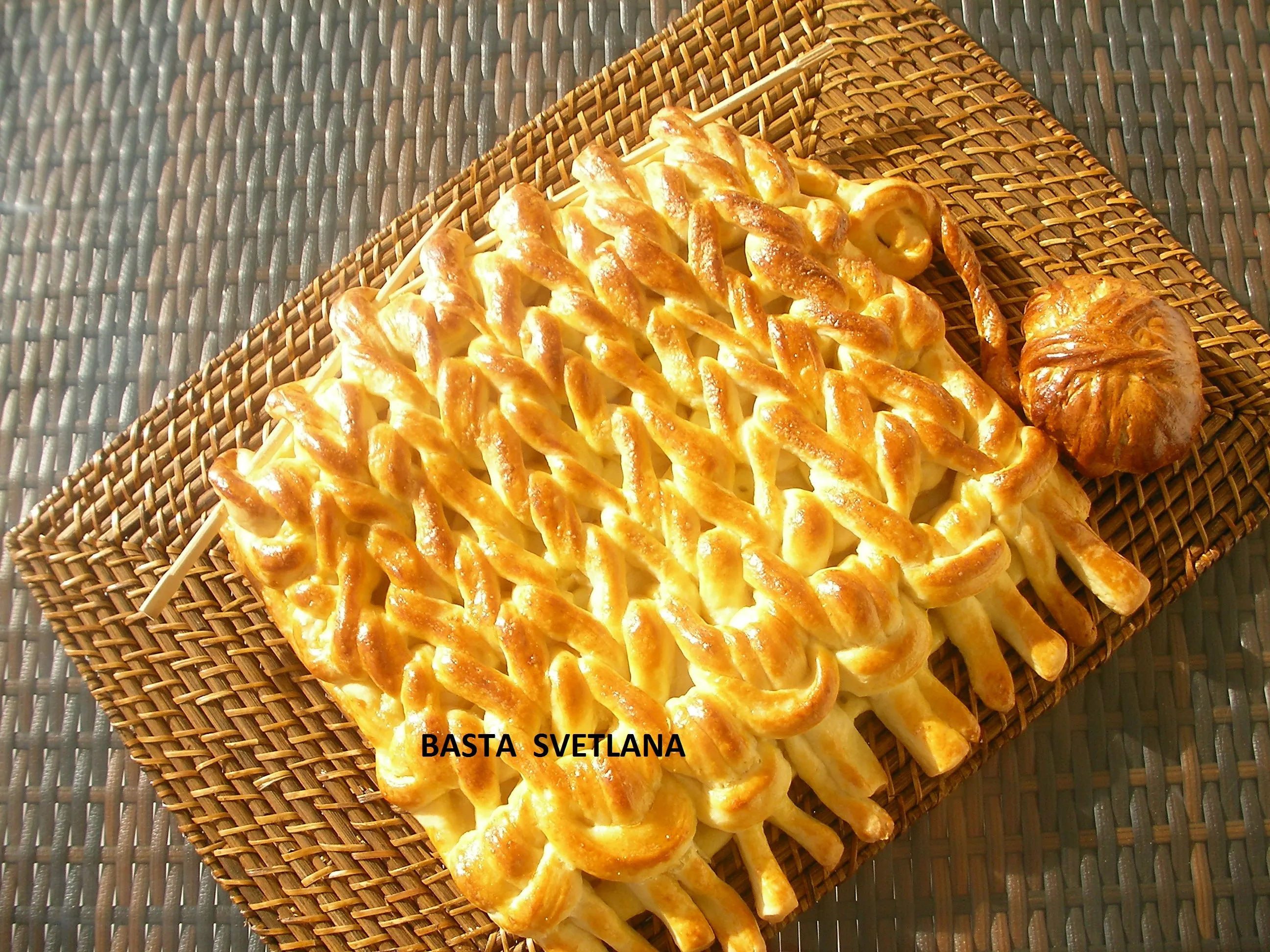 Рецепт яблочного пирога "Бабушкин шарфик" из хрущёвского теста