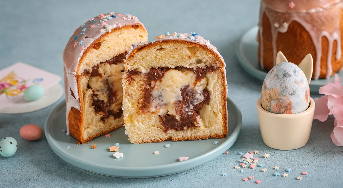 Кулич с начинкой