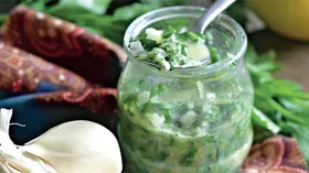 Рецепты с чесноком, фруктами и соусами